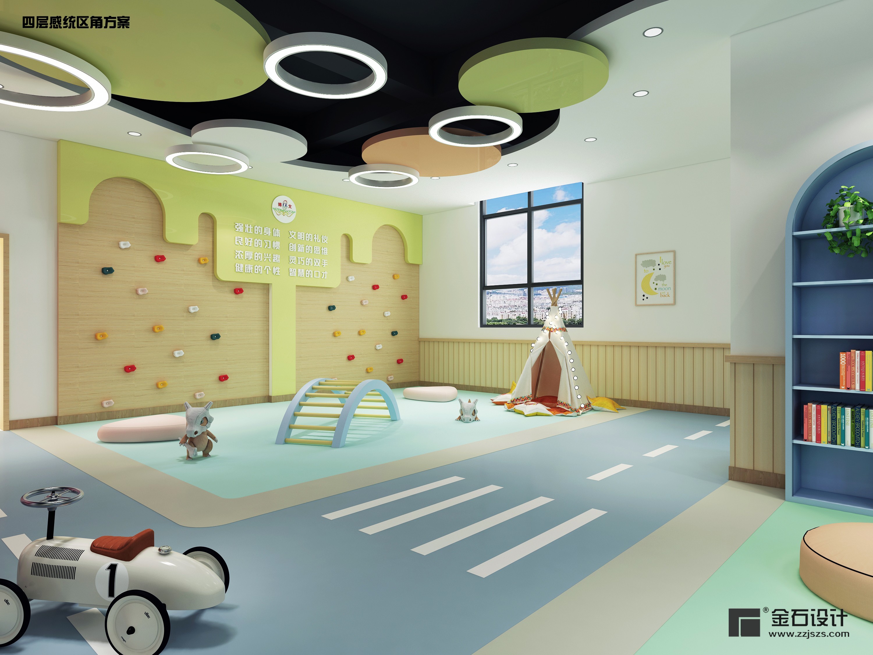 幼兒園墻面設(shè)計，給孩子們更多的想象空間！