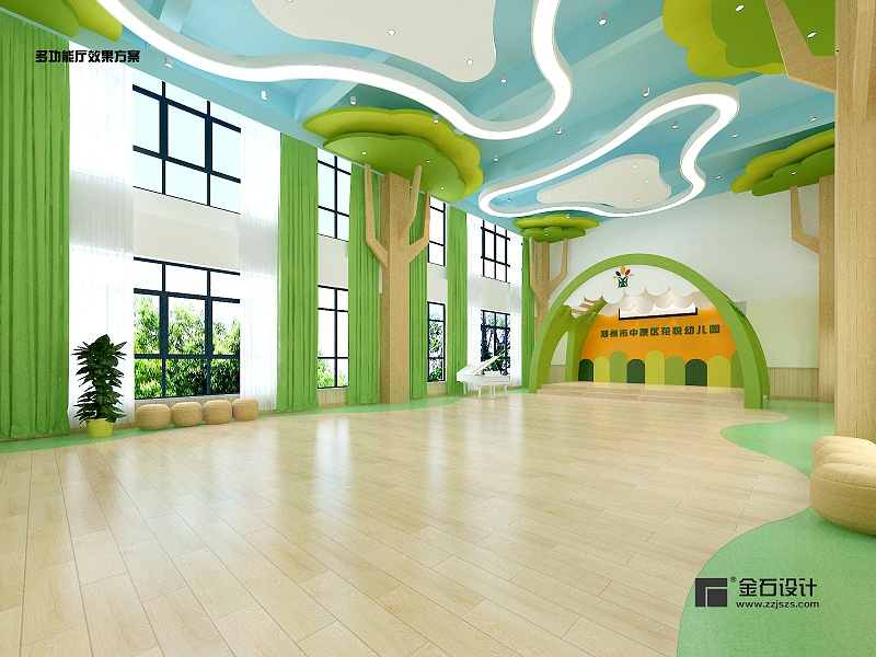 幼兒園多功能廳裝修設(shè)計